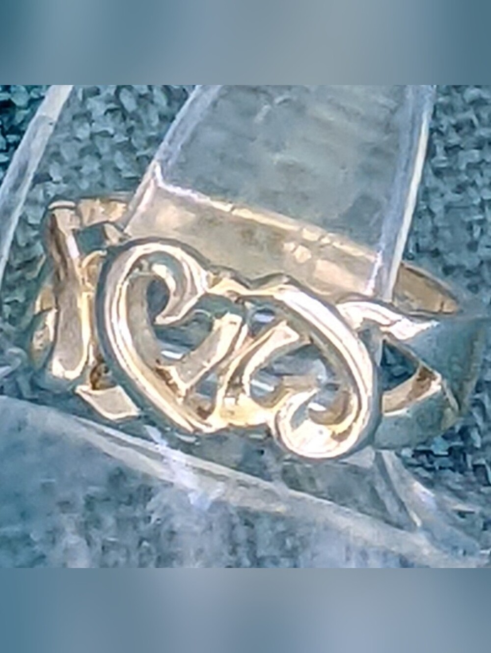 TIFFANY & CO. PALOMA PICASSO TRIPLE LOVING HEARTS SS RING